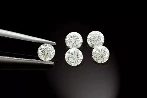 2 Ct Natural White Diamond Round Cut 5 mm 5 Pcs VVS1 D Grade GDGL Certified D612 ABC Jewelery
