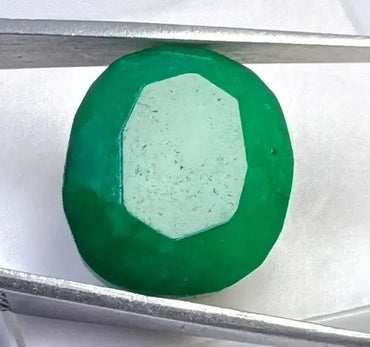 27.70 Carat Natural Green Emerald IGL Certified 20x18mm Oval Cut Gemstone 5OSE ABC Jewelery