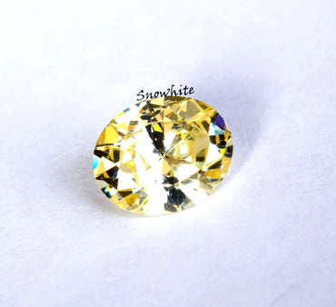 6 Ct Natural Yellow Sapphire Oval Cut Certified Loose Gemstone Bright & Elegant ABC Jewelries