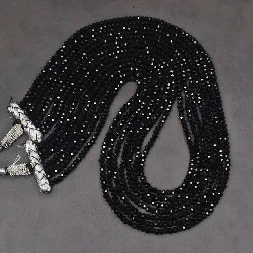 7 Strand Amazing Cut Spine Most Beautiful 306.00 Cts Beaded Necklace VK 12 E535 ABC Jewelery