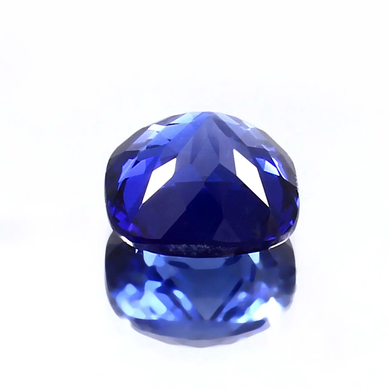AAA 9x9 MM Natural Flawless Ceylon Blue Sapphire Loose Cushion Gemstone Cut ABC Jewelery