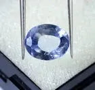AAA+ Certified 2.15 Carat Natural Oval Blue Sapphire Gemstone Certified T13523 Engagement Gift ABC Jewelries