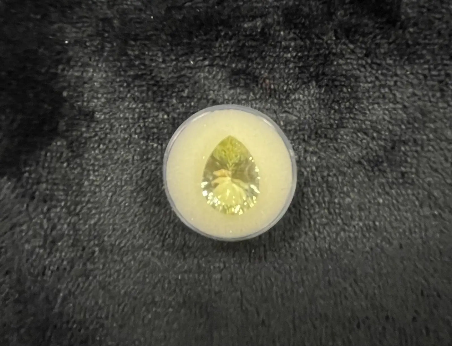 AAA+ Certified Natural 1 Piece Golden Peridot Pear Shaped Gemstone, Weight: 7.2 ct, Size 40x50 ABC Jewelries