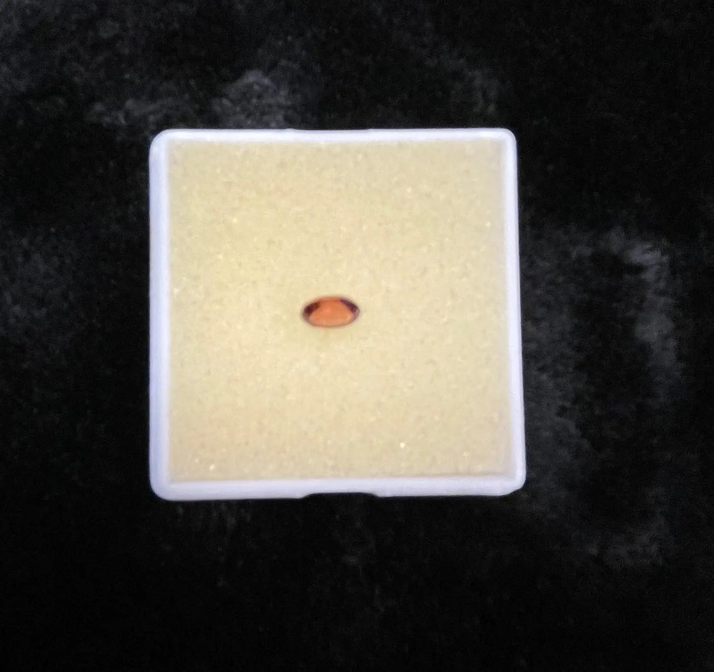 AAA+ Certified Natural 1 Piece, Brazilian GRANET Oval Shaped Gemstone, Weight: 0.57 ct, Size 6x4 ABC Jewelries