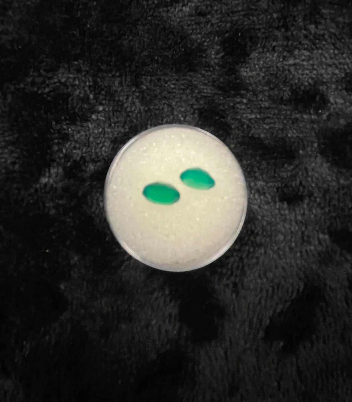 AAA+ Certified Natural 2 Pieces Brazilian Emerald Oval Shaped Gemstone, Weight: 1.27 ct, Size 3x5 ABC Jewelries