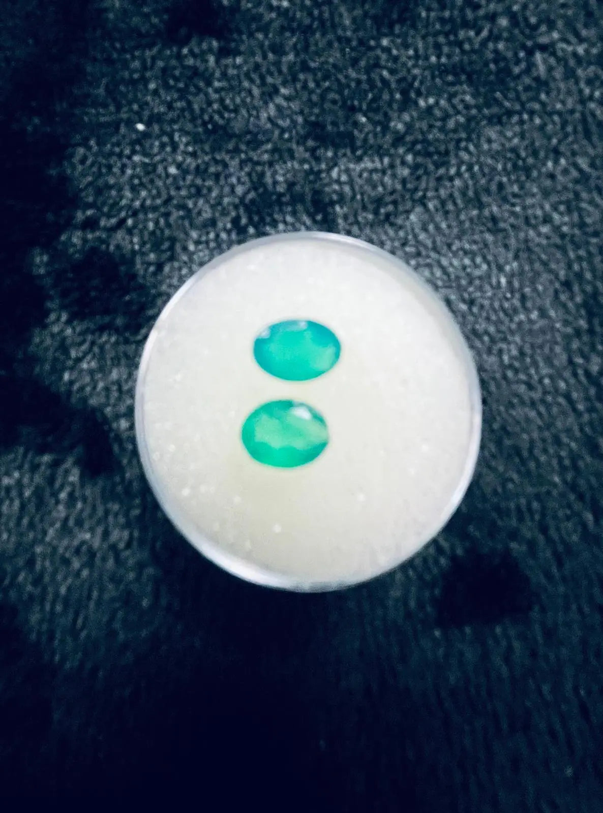 AAA+ Certified Natural 2 Pieces Brazilian Emerald Oval Shaped Gemstone, Weight: 1.40 ct, Size 3x5 ABC Jewelries