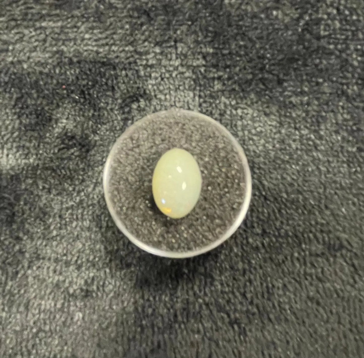 AAA+ Certified Natural Ethiopian 1 Piece Oval Shaped Gray Opal Gemstone, Weight: 3.35, Size: 10x14 ABC Jewelries