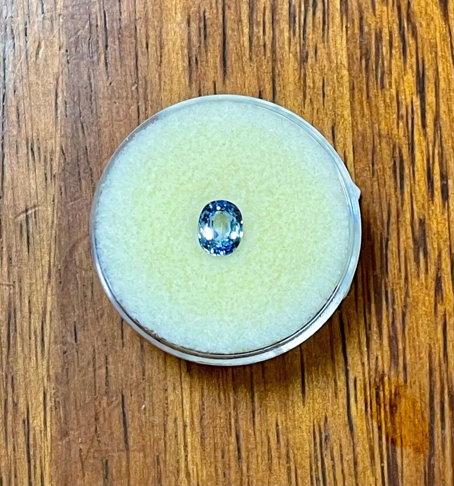 AAA+ Natural Gemstones (1.74 Carats), Velvety Blue Color with Kashmiri Sapphire ABC Jewelries