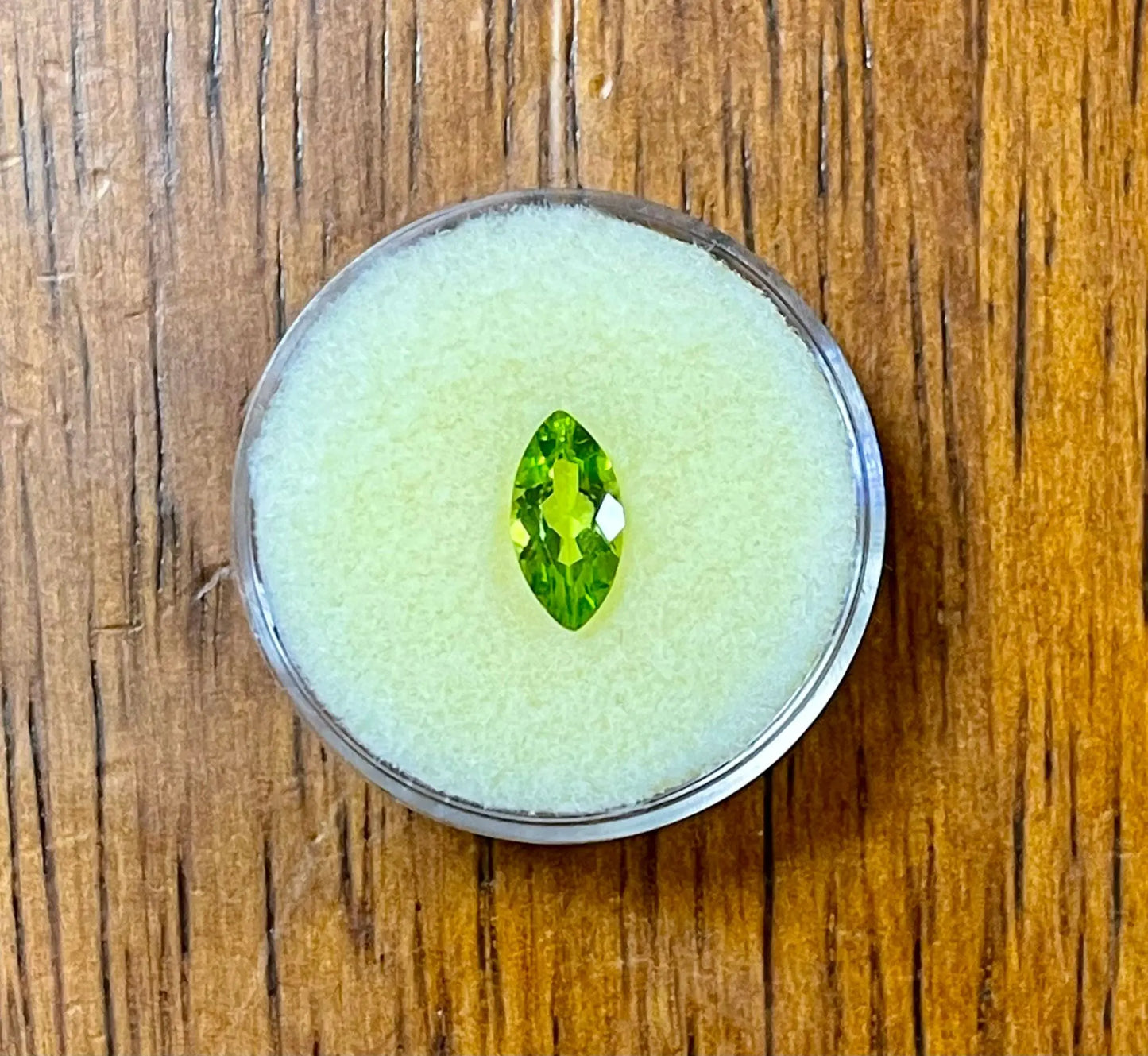 AAA+ Natural Peridot Gemstones (1.07 Carats), Olive Green Color with Brazilian Garnet ABC Jewelries