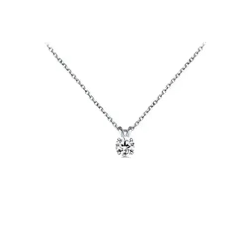 AAA+ Quality 2.08 Ct Vvs,+Near White Round Moissanite Diamond Solitaire Silver Pendant ABC Jewelery
