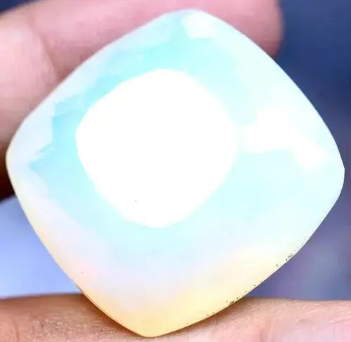 AAA+ Quality Natural Fire Opal 78.80 Ct Cushion Certified Unheated Welo Australian Gemstone ABC Jewelery