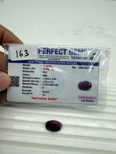 AA+ QUALITY OVAL MIXED NATURAL RUBY, RED COLORED, INDIAN GEMSTONE, WEIGHT 9.1 CTS ABC Jewelries