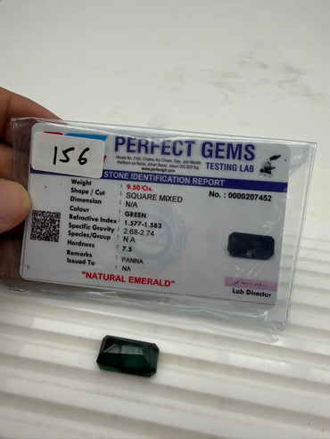 AA+ QUALITY SQUARE MIXED NATURAL EMERALD, GREEN COLORED, INDIAN GEMSTONE, WEIGHT 9.5 CTS ABC Jewelries