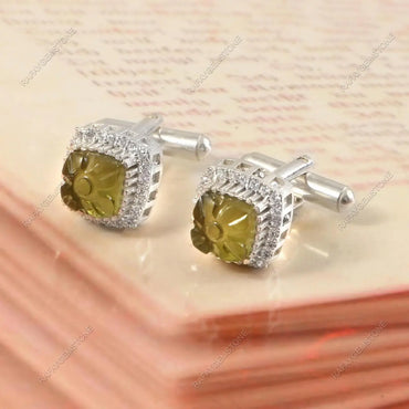 ABC Classic Men's Cufflinks – Elegant Shirt Accessories for Formal Wear, CL22 ABC Rugs Kilims