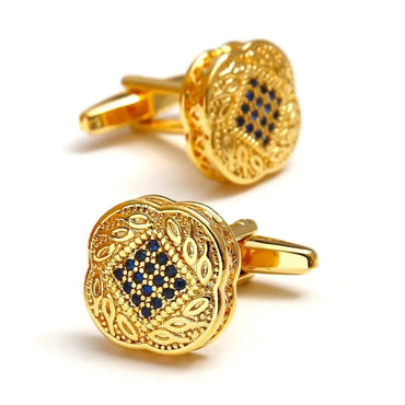 ABC Classic Men's Cufflinks – Elegant Shirt Accessories for Formal Wear, CL25 ABC Rugs Kilims