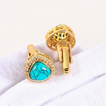 ABC Classic Men's Cufflinks – Elegant Shirt Accessories for Formal Wear, CL27 ABC Rugs Kilims