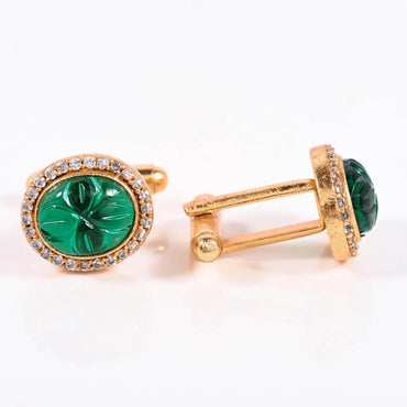 ABC Classic Men's Cufflinks – Elegant Shirt Accessories for Formal Wear, CL28 ABC Rugs Kilims