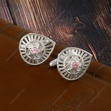 ABC Classic Men's Cufflinks – Elegant Shirt Accessories for Formal Wear, CL61 ABC Rugs Kilims