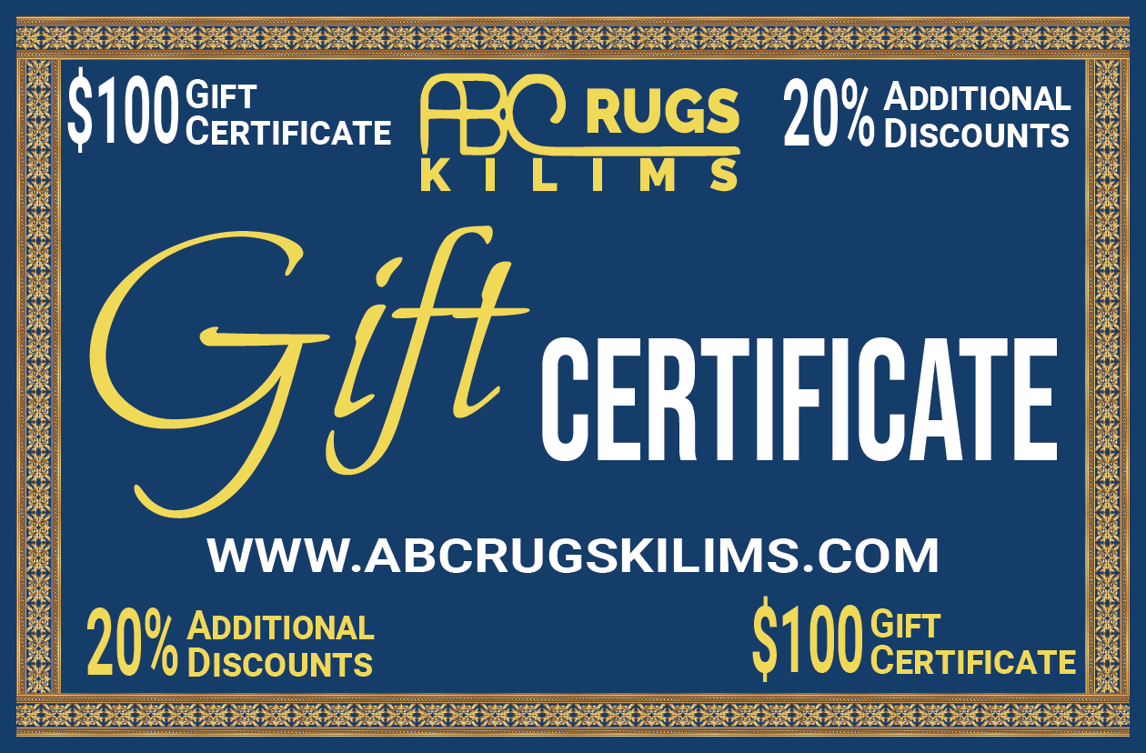 ABC Rugs Kilims Gift Certificate