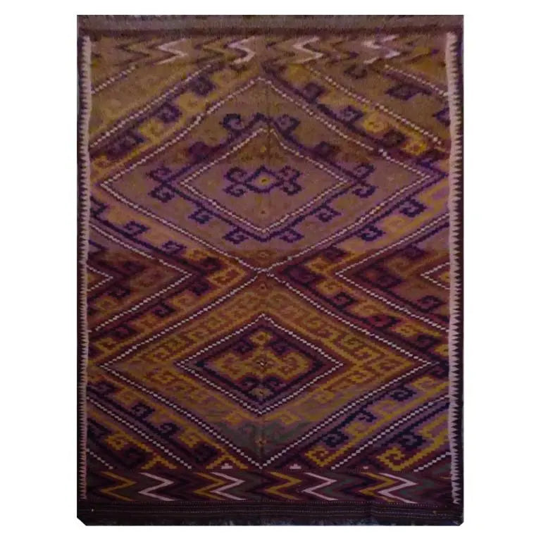 One Of The Kind Afghani Hand-Knotted Kilim 16'1" X 7'8"