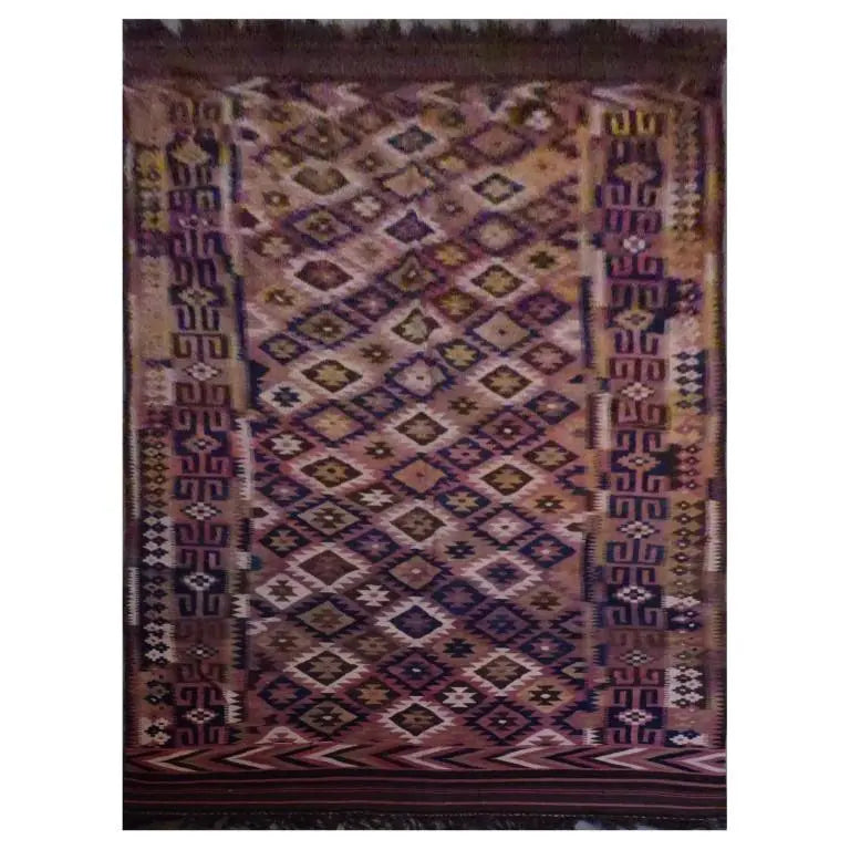 One Of The Kind Afghani Hand-Knotted Kilim 18'1" X 6'11"