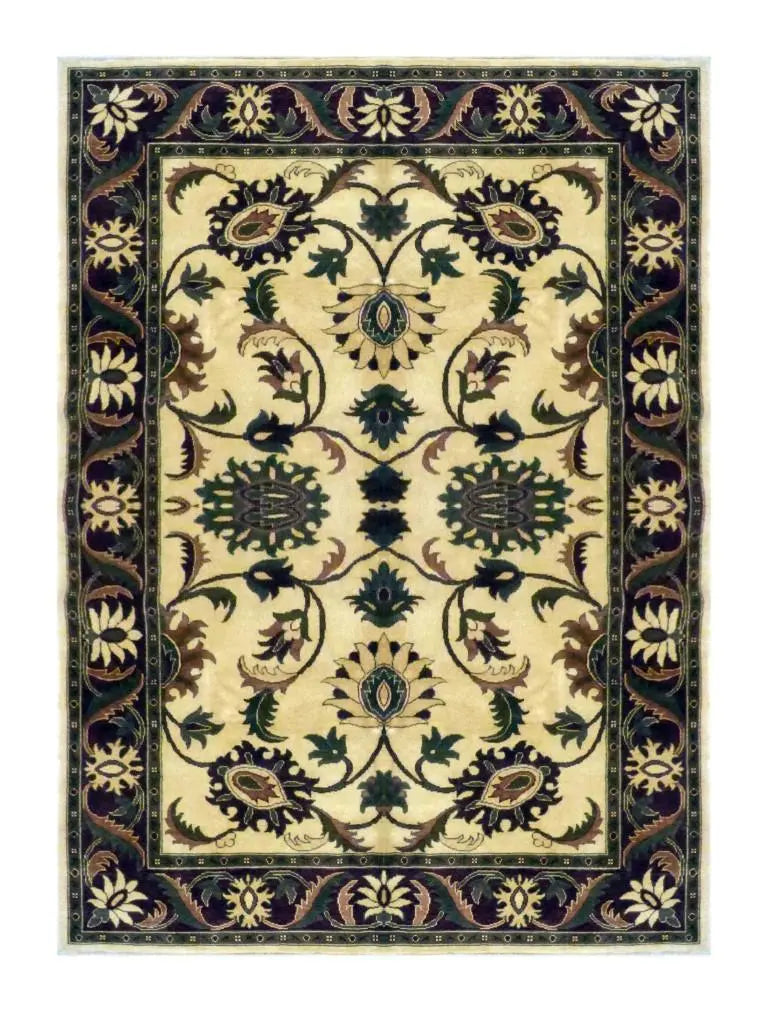 One Of The Kind Afghani Khotan Rug 10'4" x 7'2"