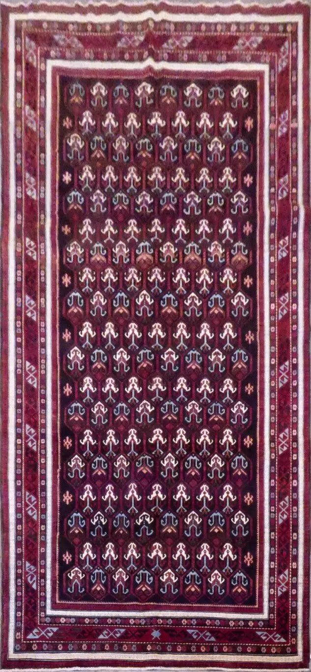 One Of The Kind Afghani Khotan Rug 11'0" x 5'10"