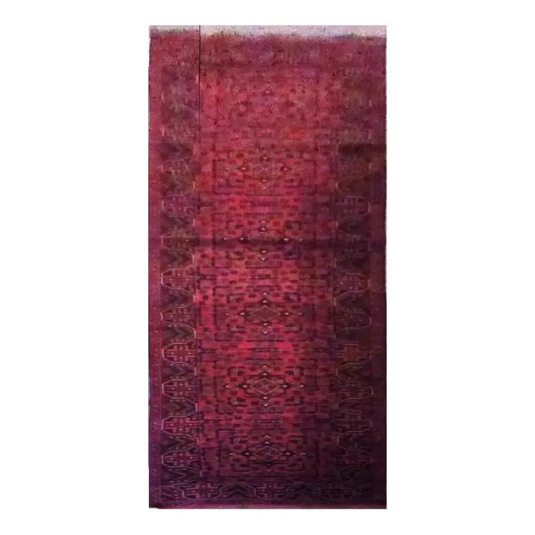 One Of The Kind Afghani Khotan Rug 12'8" x 2'7"