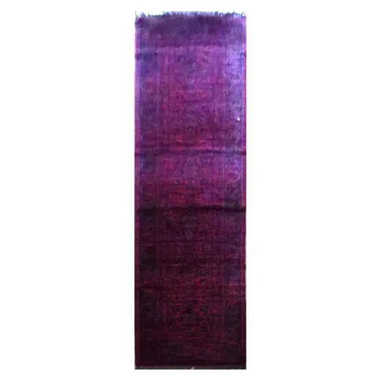 One Of The Kind Afghani Khotan Rug 12'8" x 2'9"