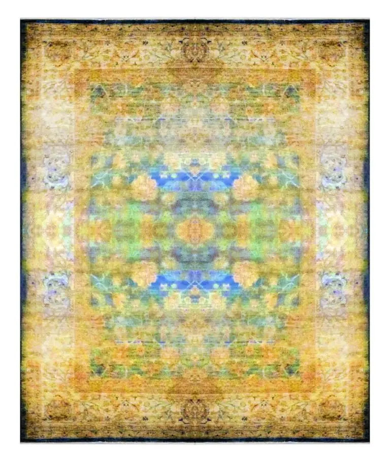 One Of The Kind Afghani Khotan Rug 14'0" x 10'0"
