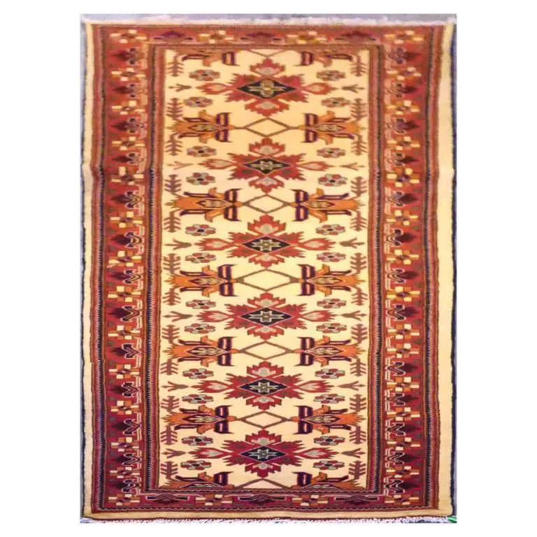 One Of The Kind Afghani Khotan Rug 3' x 9'2"