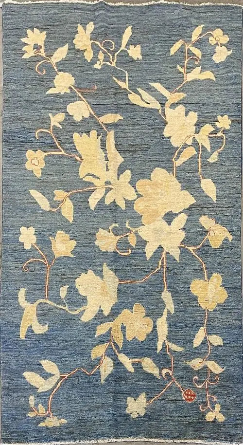 One Of The Kind Afghani Khotan Rug 5'6" x 7'8"