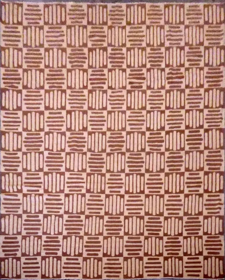 One Of The Kind Afghani Khotan Rug 8'11" x 10'11"