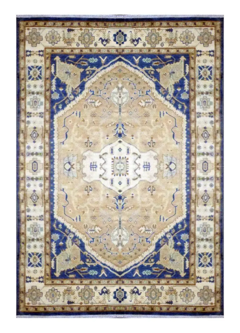 One Of The Kind Afghani Khotan Rug 8'2" x 5'9"