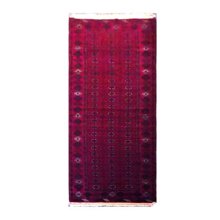 One Of The Kind Afghani Khotan Rug 9' x 2'10"