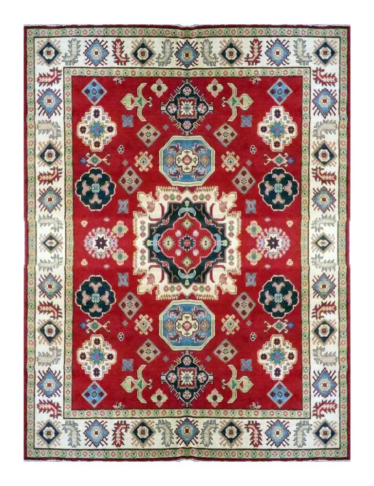 One Of The Kind Afghani Khotan Rug 9'8" x 8'