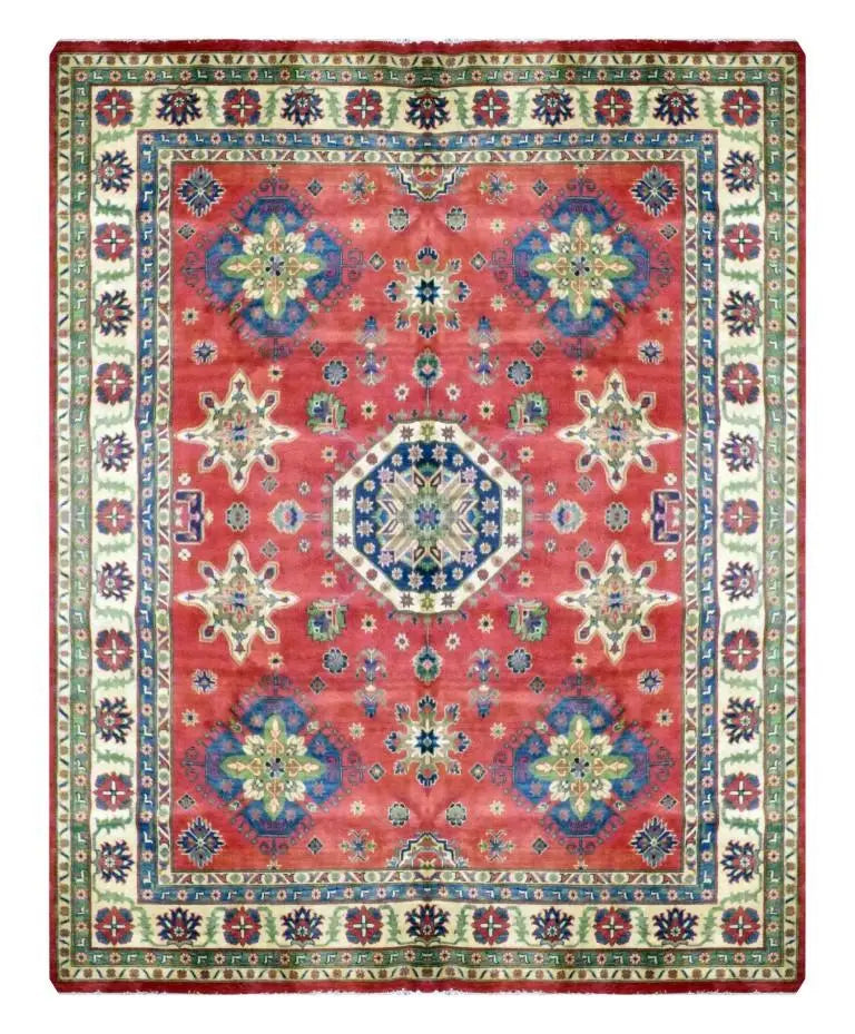 One Of The Kind Afghani Khotan Rug 9'9" x 7'9"