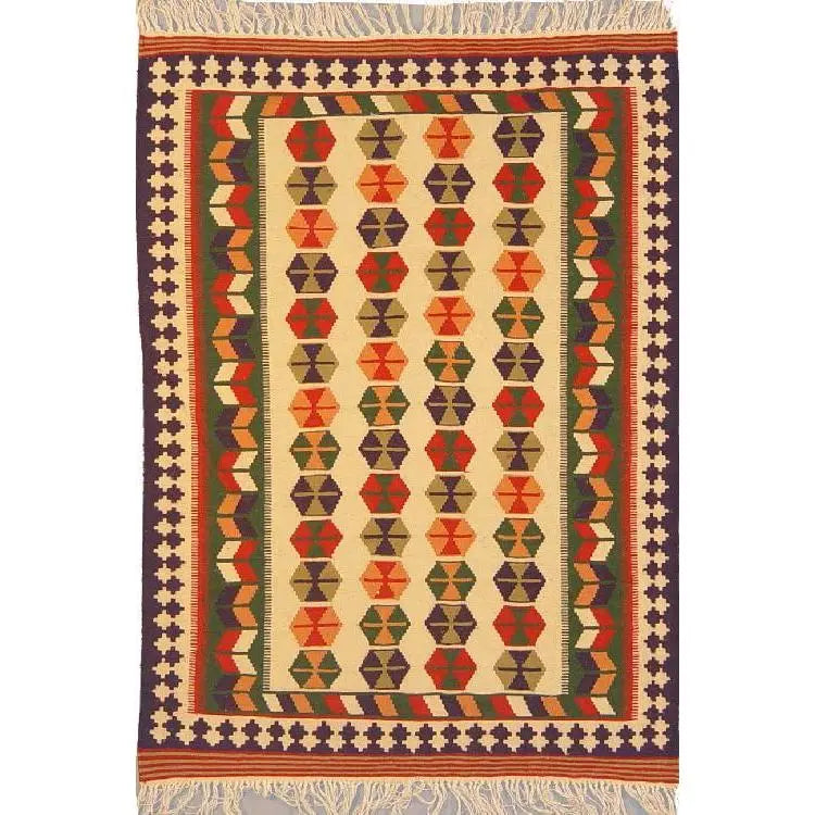 One Of The Kind Ardabil Persian Kilim 5'0" x 3'1"