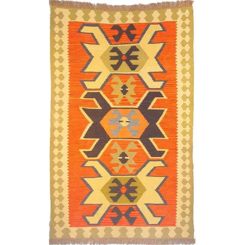 One Of The Kind Ardabil Persian Kilim 6'10" x 4'3"