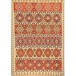One Of The Kind Ardabil Persian Kilim 8'8" x 6'0"