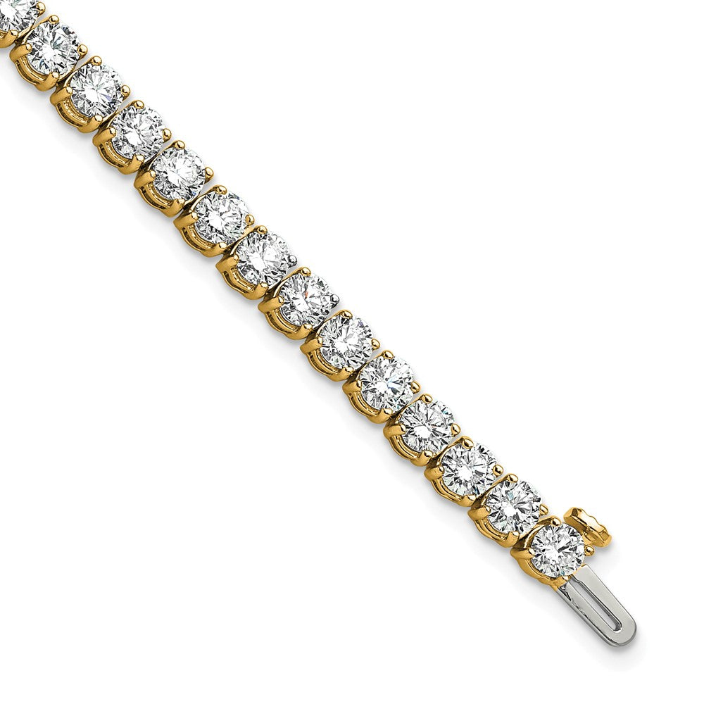 14k 9ct Lab Grown Diamond VS+ F+ Complete Tennis Bracelet