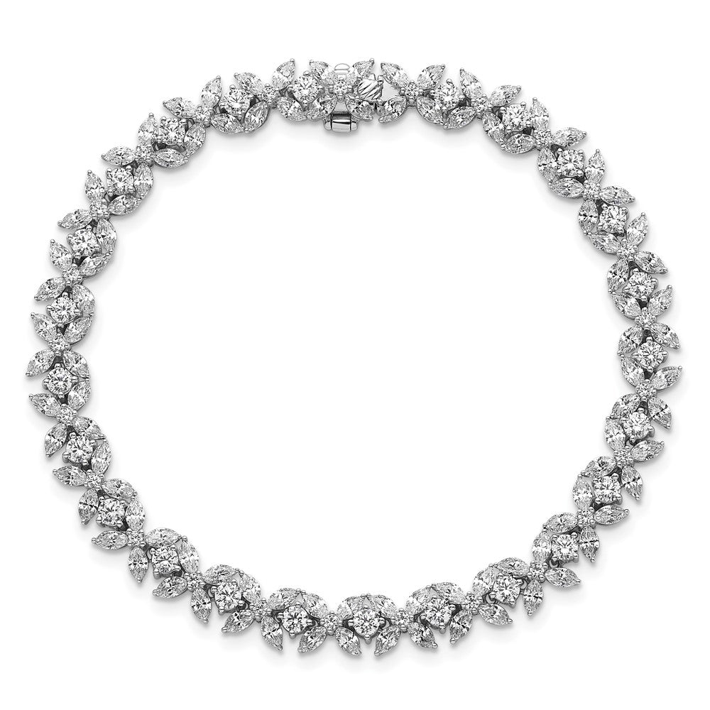 14kw 6 3/4ct Lab Grown Diamond VS+ F+ Complete Fashion Tennis Bracelet