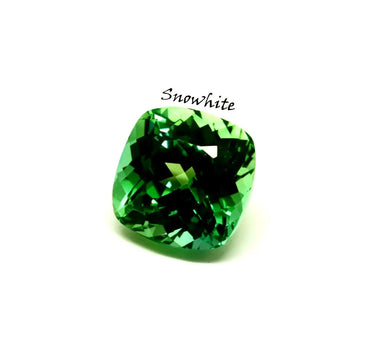Certified 10 Ct Green Tourmaline Cushion Cut Natural Loose Gemstone Rich Green ABC Jewelries
