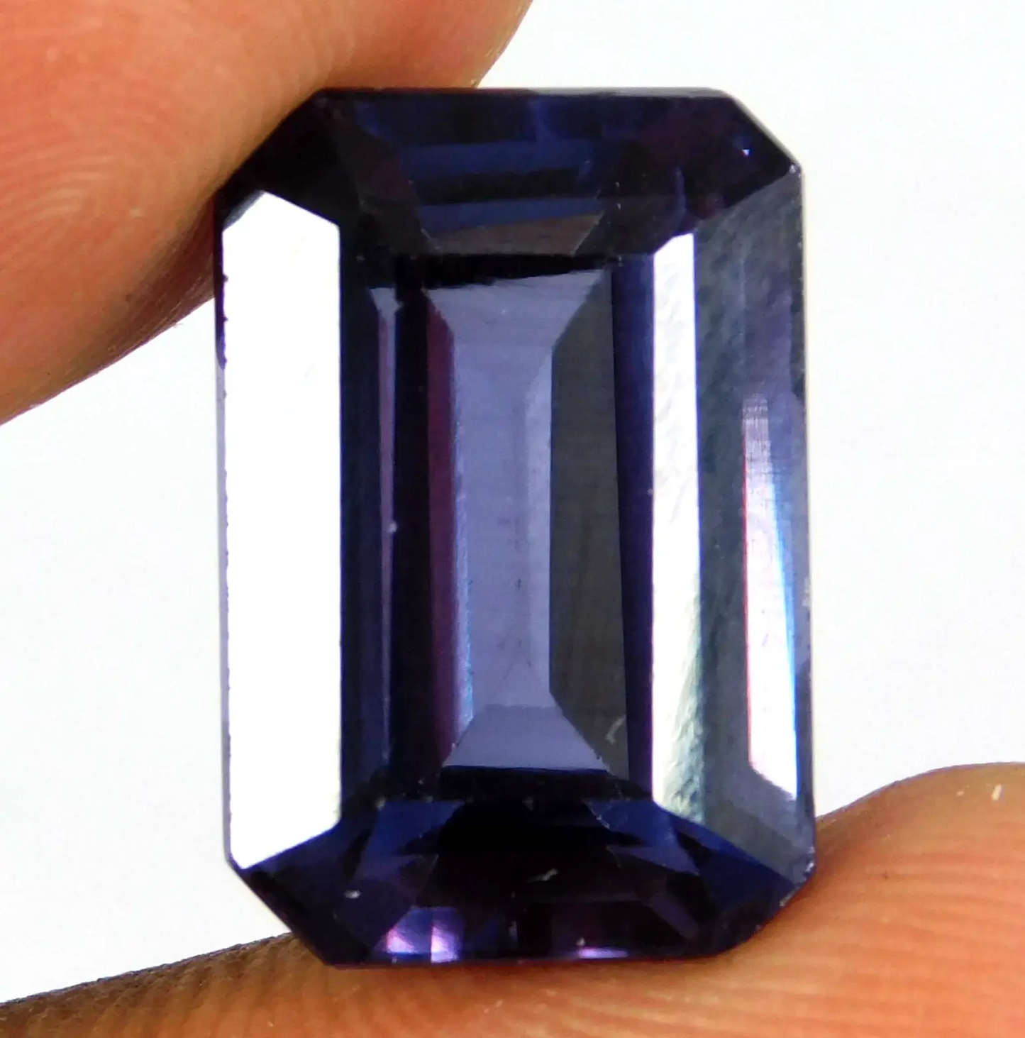 Certified 20.05 Ct Natural Color- Change Alexandrite Emerald Cut Loose Gemstone ABC Jewelery