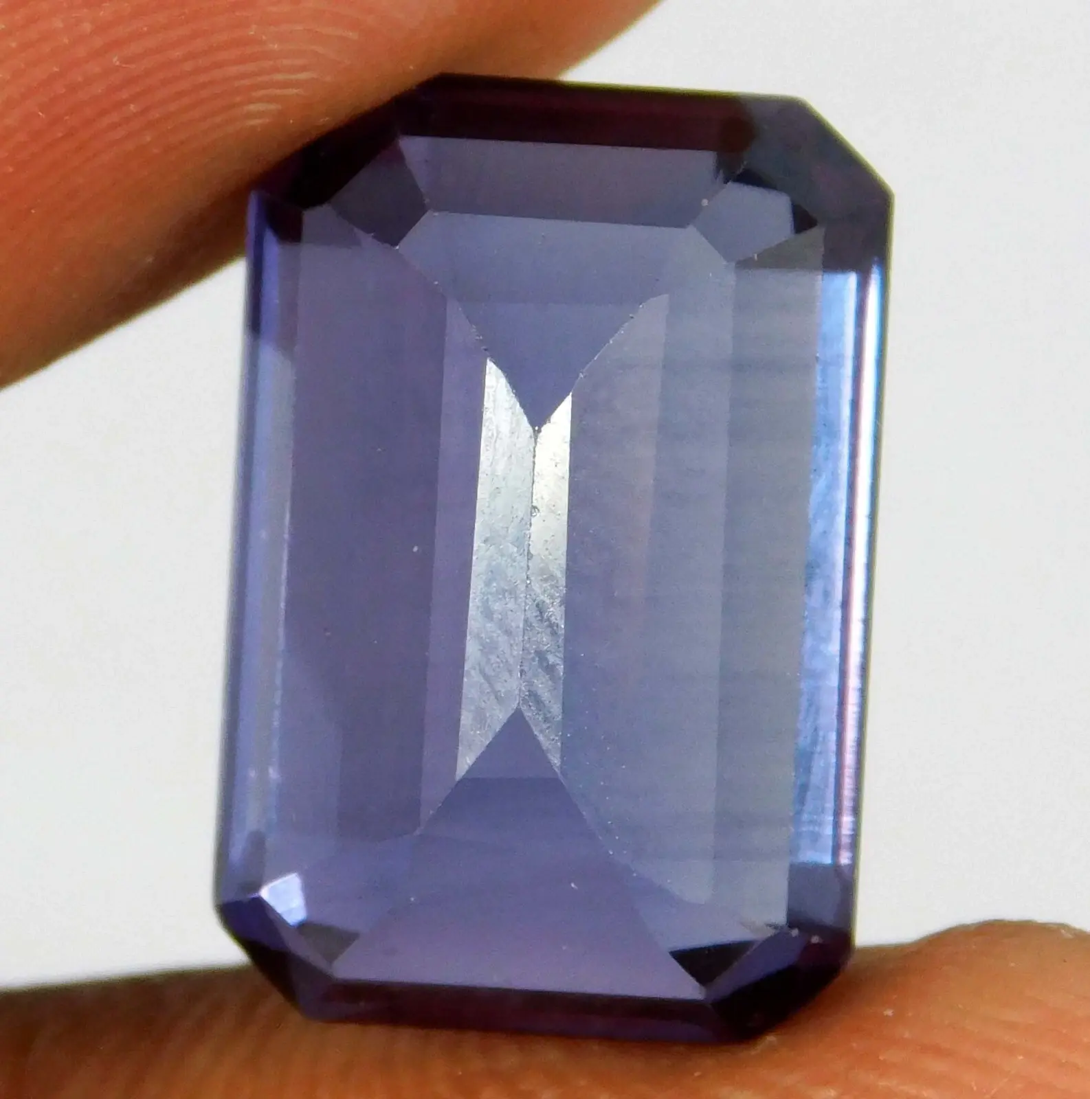 Certified 20.05 Ct Natural Color- Change Alexandrite Emerald Cut Loose Gemstone ABC Jewelery