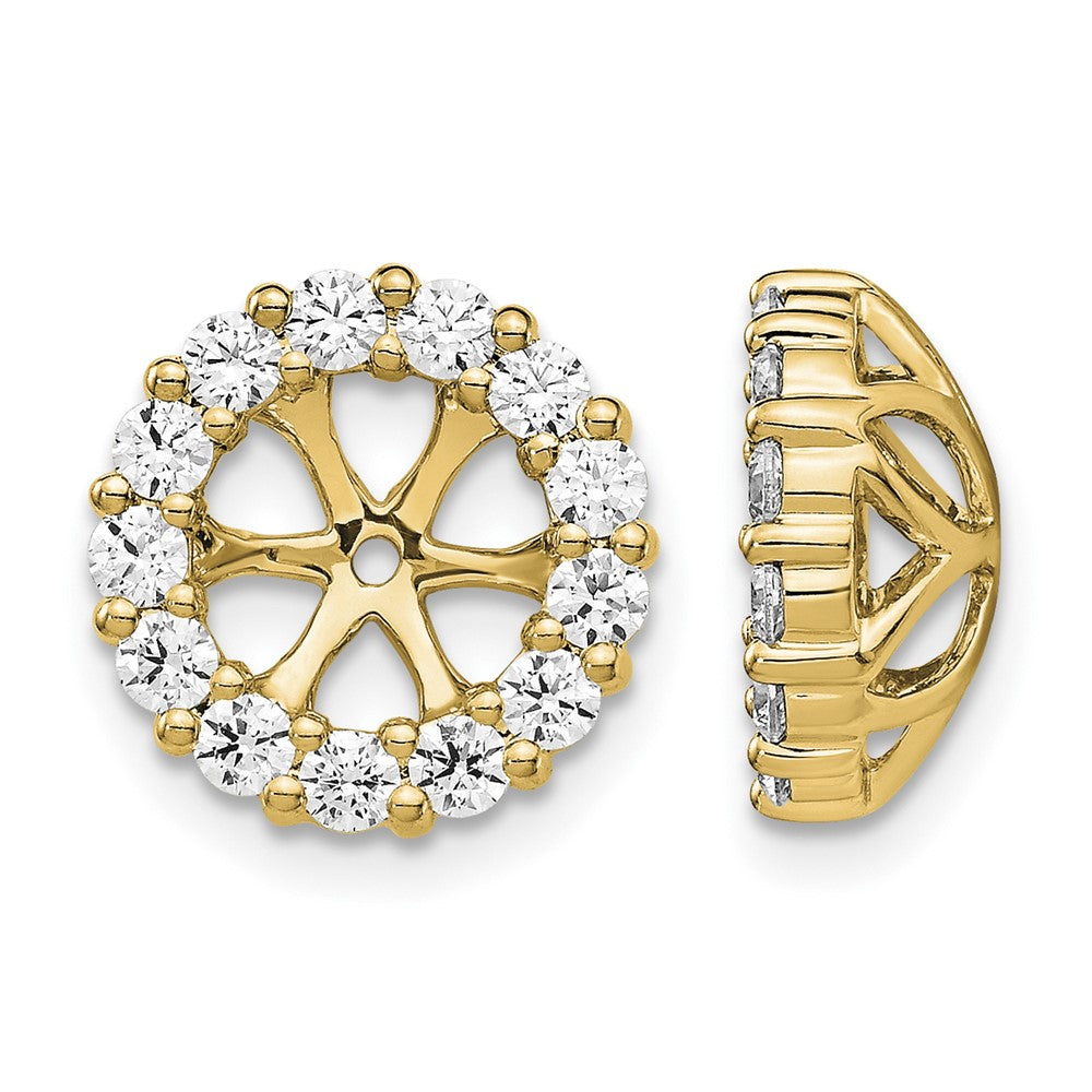 14k 1 ct Lab Grown Diamond VS/SI+ G+ Earring Jacket