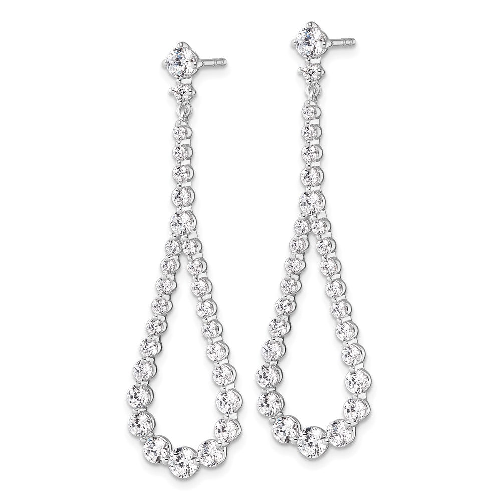 14kw 3ct Lab Grown Diamond VS/SI+ G+ Comp. Fashion Teardrop Earrings