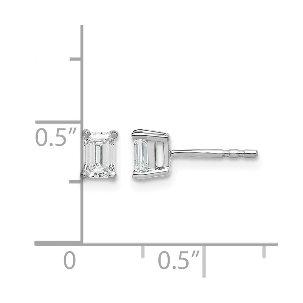 14kw 4.5x3.3mm Emerald Earring Mountings