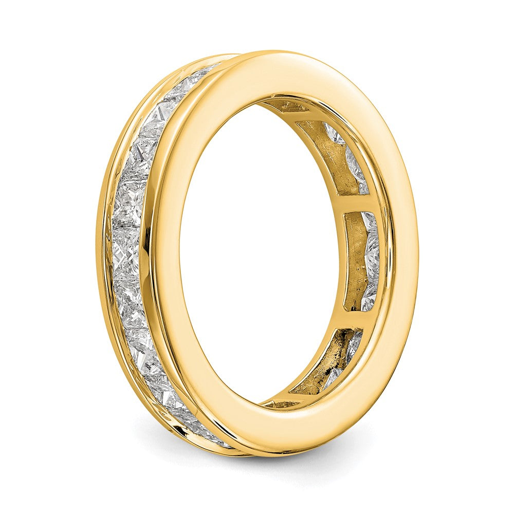 14k 3ct Lab Grown Diamond VS+ F+ Princess Comp Eternity Band
