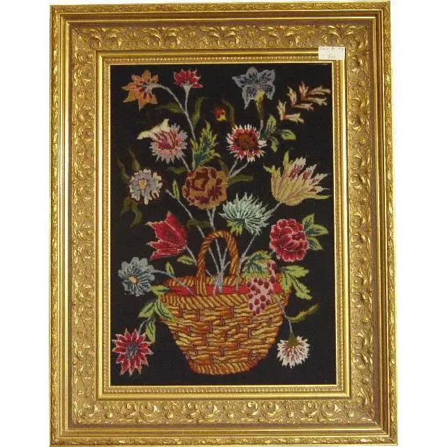 Framed Persian Rug Hand-Knotted Patterned Made With Wool And Cotton 50" X 70"' Abcp-9
